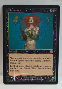 FOIL UNMASK NM UNPLAYED MERCADIAN MASQUES MTG MAGIC GATHERING (M15) - Image 1