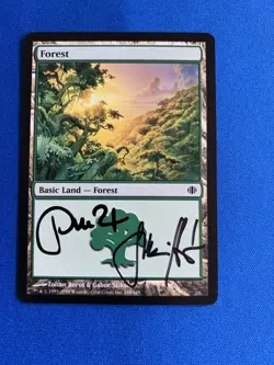 MTG Magic Forest 248 Signed Artist Proof x1 Shards Of Alana Boros & Szikszai - Image 1
