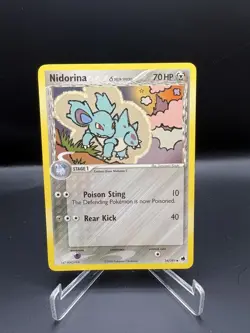 Pokemon TCG Nidorina (Delta Species) EX Dragon Frontiers 34/101 Regular Uncommon - Image 1