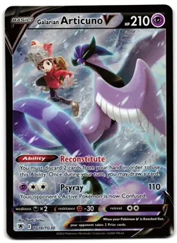 Galarian Articuno V TG16/TG30 - Astral Radiance Trainer Gallery Pokemon TCG - LP - Image 1