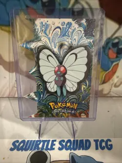 1999 Topps Pokemon Series 1 TV Animation set Butterfree - Image 1