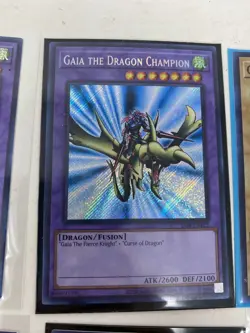 Yu-Gi-Oh! TCG LOB Set Foil Card Lot of 11 Gaia Celtic Curse Dragon Dark Swords - Image 4