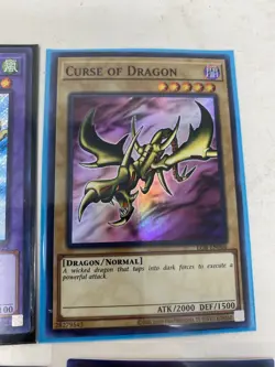 Yu-Gi-Oh! TCG LOB Set Foil Card Lot of 11 Gaia Celtic Curse Dragon Dark Swords - Image 5