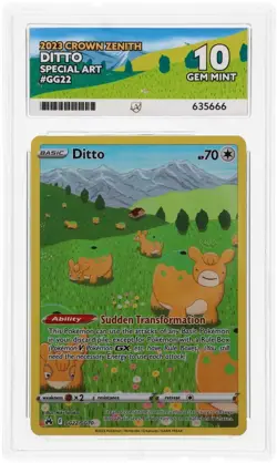 ACE 10 - Ditto - GG22/GG70 - Crown Zenith Galarian Gallery - Pokemon TCG - Image 1