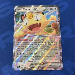 Meowth ex 62/88 Double Rare Pokemon Perfect Order ME03 NM - Image 1