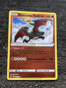 DRACAUFEU RADIEUX - POKEMON 020/159 EB12.5 ZENITH SUPREME NEUF FR - Image 1