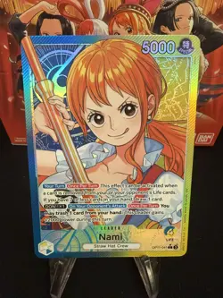 Nami (041) (Alternate Art) OP11-041 A Fist of Divine Speed Foil - Image 1
