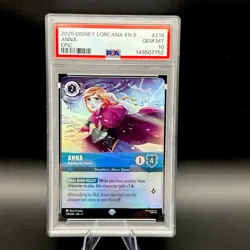 Disney Lorcana Fabled Epic Anna Braving The Storm 218/204 PSA 10 Gem Mint! - Image 1