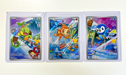 First Partner Illustration Promos | Turtwig Chimchar Piplup *MINT* Pokemon Cards - Image 1