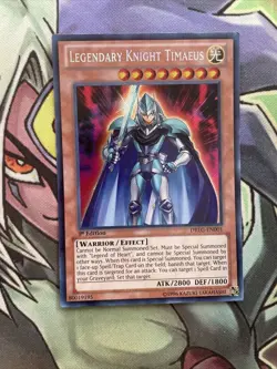 DRLG-EN001 Legendary Knight Timaeus Secret Rare 1st Edition NM Yugioh Card - Image 1