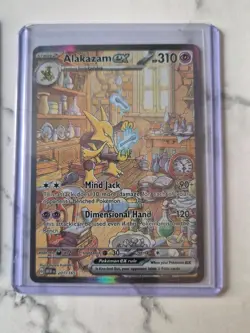Pokemon Alakazam EX TCG 201/165 Scarlet & Violet 151 x2 Holo Card - Image 1