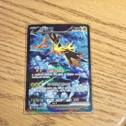 Pokemon Zapdos ex Full Art SAR Holo Korean 204/165 Sv2a 151 Card 2023 - Image 1
