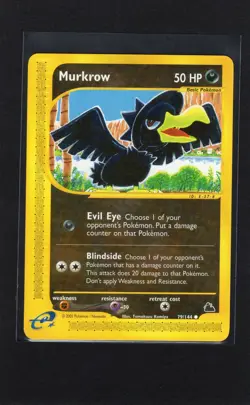 Pokemon Card - Murkrow Skyridge 79/144 Common non holo NM - Image 1