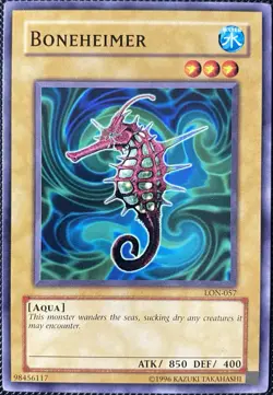 Boneheimer LON-057 Labyrinth of Nightmare Unlimited Edition - Yugioh Card - Image 1