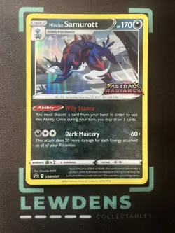 Hisuian Samurott - SWSH207 - Astral Radiance SWSH Black Star Promo Pokemon Card - Image 1