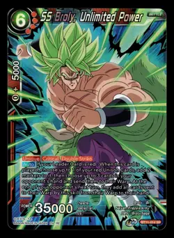 SS Broly, Unlimited Power BT11-014 SR Dragon Ball Super Card - Image 1