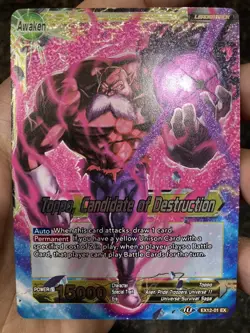 Toppo Candidate of Destruction EX12 Leader Foil Dragon Ball Super Card Game | NM - Image 1