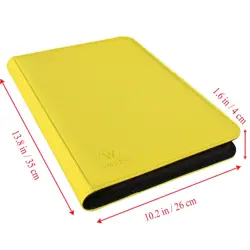 Premium Zip Card Binder, 9 Pocket Trading Card Collectors Album, Side Loading... - Image 4