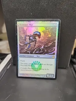 MTG FOIL Shimmer Myr - Mirrodin Besieged #129 - Image 1