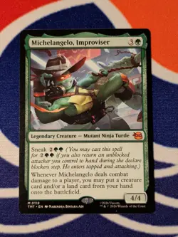 TCG MTG Michelangelo, Improviser [TMT - 119] - NM [Normal] - Image 1