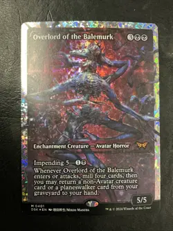Overlord Of The Balemurk Fracture Foil Showcase Duskmourn Magic The Gathering - Image 1