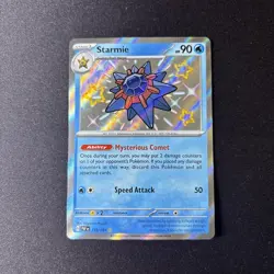 Pokemon Starmie TCG Paldean Fates Card 119/091 shiny holo - Image 1