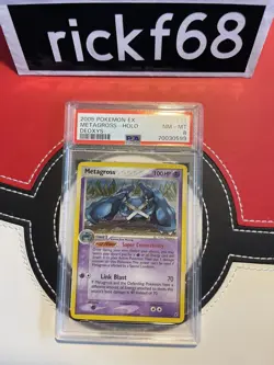 2005 POKEMON EX DEOXYS 11 METAGROSS-HOLO PSA 8 - Image 1