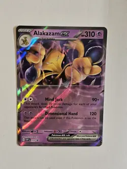 Alakazam ex (No Star Error Pattern) Pokemon BLACK STAR Promo #050 Holo 151 ✨MINT - Image 1