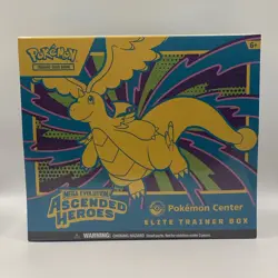 Ascending Heroes Pokemon Center ETB Sealed w/ Magnetic Acrylic Case - Image 2