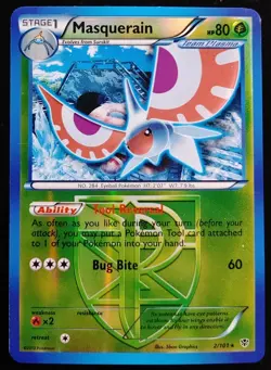 Masquerain - 2/101 - Reverse Holo - Black & White 10: Plasma Blast - Pokemon - Image 1