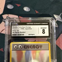 Double Colorless Energy No Rarity Gym 2 City Gym Deck CGC Error - Image 2