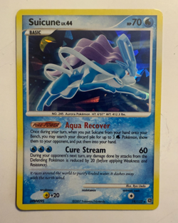 Suicune Cracked Ice Holo 19/132 Secret Wonders 2007 LP+ Pokemon TCG - Image 1