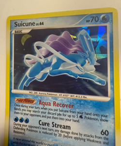 Suicune Cracked Ice Holo 19/132 Secret Wonders 2007 LP+ Pokemon TCG - Image 2