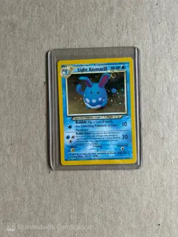 2002 Pokemon Neo Destiny Unlimited - Light Azumarill 13/105 - Holographic - WOTC - Image 3