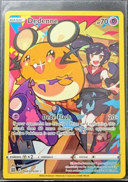 Pokemon: Dedenne - SWSH09: Brilliant Stars Trainer Gallery (SWSH09:TG) -NM- - Image 1