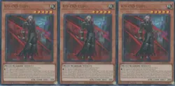 3x K9-00 Lupis | JUSH-EN034 | UR | 1st Ed | NM | YuGiOh - Image 1