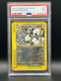 PSA Mint 9- Magneton Holo Rare H19/H32 WOTC E-Reader- 2003 Pokemon Skyridge - Image 2