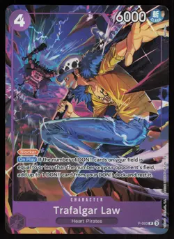 One Piece Promotion Cards #P-093 Trafalgar Law (Illustration Box Vol.6) - Image 1