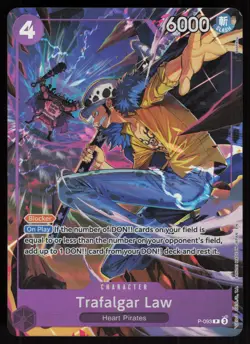 One Piece Promotion Cards #P-093 Trafalgar Law (Illustration Box Vol.6) - Image 1