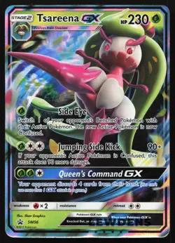 Tsareena GX - SM56 - Ultra Rare - Sun & Moon Black Star Promo - Pokemon Card - Image 1