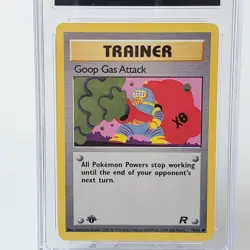 CGC 10 GEM MINT Pokemon 2000 Team Rocket 1st Edition 78/82 Goop Gas Attack Card - Image 3