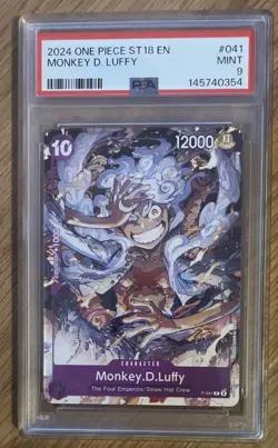 Monkey D Luffy (041) P-041 One Piece Promotion Cards PSA 9 - Image 1