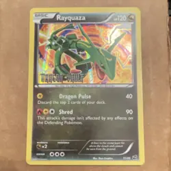 Pokemon Rayquaza 11/20 Dragon Vault Holo Rare Basic Card English 2012 - Image 1