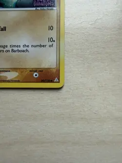 Pokemon TCG Barboach 60/110 Holon Phantoms Reverse Holo Card Stamped LP - Image 4