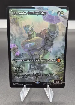 Magic The Gathering TMNT Casey Jones, Leonardo, Raphael Showcase - Image 3