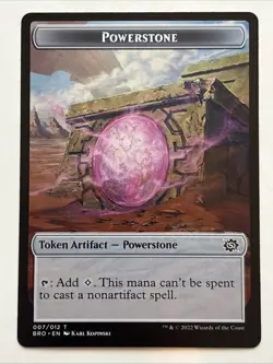MTG The Brothers' War Powerstone Token 007/012 NM - Image 1