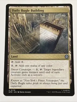 MTG Universes Beyond: Spider-man Daily Bugle Building 0179 NM - Image 1