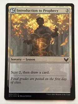 MTG Strixhaven: School of Mages Introduction to Prophecy Foil 004/275 LP - Image 1