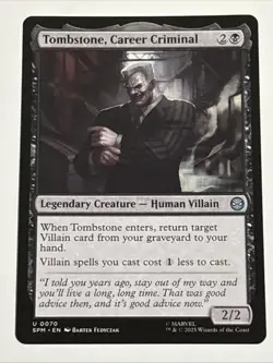 MTG Universes Beyond: Spider-man Tombstone, Career Criminal 0070 NM - Image 1