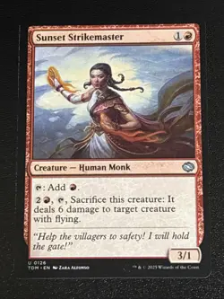 MTG Tarkir: Dragonstorm Sunset Strikemaster 0126 NM - Image 1